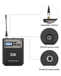Xtuga IEM1100 Best Affordable Professional Wireless In-Ear Monitor System 1 Pack Xtuga IEM1100 Best Affordable Professional Wireless In-Ear Monitor System 1 Pack