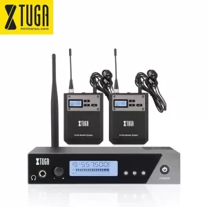 Xtuga IEM1100 Professional Wireless In Ear Monitor System 2 Bodypack Xtuga IEM1100 Professional Wireless In Ear Monitor System 2 Bodypack