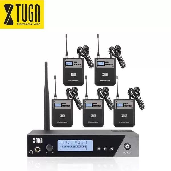 Xtuga IEM1100 Uhf In Ear Wireless Monitor System For Band 5 Pack