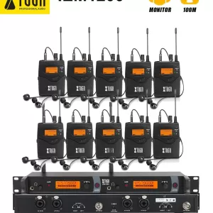 Xtuga IEM1200 10 Bodypack Wireless In Ear Monitor System Xtuga IEM1200 10 Bodypack Wireless In Ear Monitor System