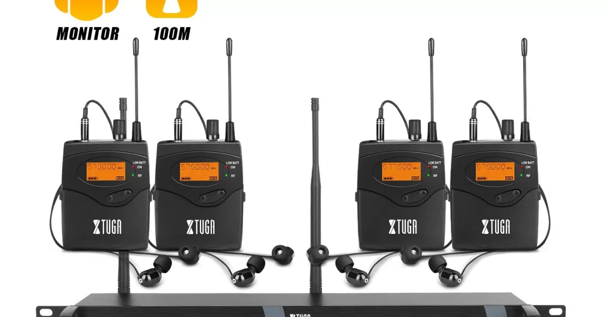 Xtuga IEM1200 Inexpensive Best Personal In Ear Monitor System 4