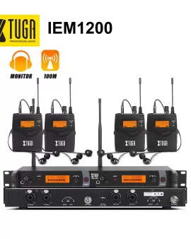 Xtuga IEM1200 4 Bodypacks Inexpensive Best Personal In Ear Monitor System Xtuga IEM1200 4 Bodypacks Inexpensive Best Personal In Ear Monitor System