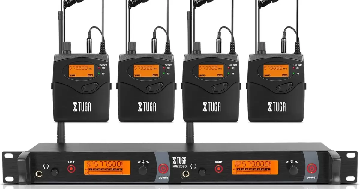 イヤモニ】イヤーモニター・システム XTUGA PW-2080×2 受信機