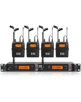 Xtuga RW2080 - 4 Bodypacks Best Affordable In Ear Monitor System Xtuga RW2080 - 4 Bodypacks Best Affordable In Ear Monitor System