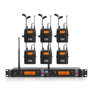 Xtuga Rw2080 - 6 Bodypacks Cheap 2 Channel In Ear Monitor System Xtuga Rw2080 - 6 Bodypacks Cheap 2 Channel In Ear Monitor System