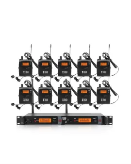Xtuga Rw2080 - 10 Bodypacks Best Affordable In Ear Monitor System Xtuga Rw2080 - 10 Bodypacks Best Affordable In Ear Monitor System