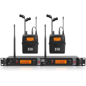 Xtuga RW2080 - 2 Bodypack Professional Wireless In Ear Monitor System Xtuga RW2080 - 2 Bodypack Professional Wireless In Ear Monitor System