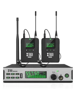 Xtuga Sem100 Professional Frequency Wireless In Ear Monitor System 2 Pack Xtuga Sem100 Professional Frequency Wireless In Ear Monitor System 2 Pack