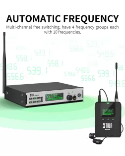 Xtuga Sem100 Stereo Wireless In Ear Personal Monitor System 1 Pack Xtuga Sem100 Stereo Wireless In Ear Personal Monitor System 1 Pack