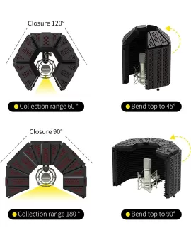 Xtuga Best Recording Microphone Isolation Shield A-BURNER PRO - Xtuga Audio Xtuga Best Recording Microphone Isolation Shield A-BURNER PRO - Xtuga Audio