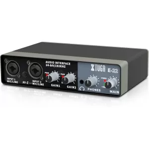 Xtuga E22 Best USB / XLR Audio Interface For Mac / Windows