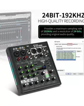 Xtuga AM06 Best Mixer Audio Bluetooth / USB 6 Channel | Xtuga Audio