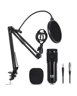 XTUGA BM800 Professional Studio Recording Condenser Microphone Mic Kit