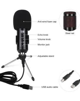 Xtuga BM880 Best USB Conference Call Microphone for PC