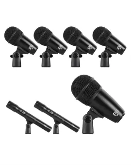 XTUGA MI7 7-Piece Wired Dynamic Drum Mic Kit All Metal XTUGA MI7 7-Piece Wired Dynamic Drum Mic Kit All Metal
