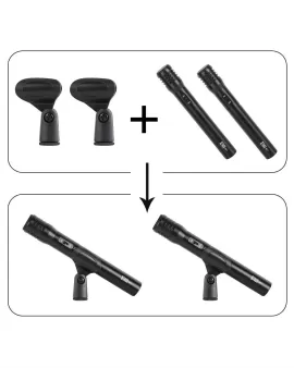 XTUGA MI7 7-Piece Wired Dynamic Drum Mic Kit All Metal XTUGA MI7 7-Piece Wired Dynamic Drum Mic Kit All Metal