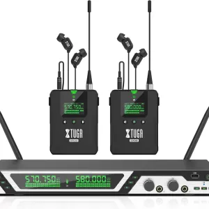 XTUGA SEM200 - 2 Bodypack Stereo Wireless in Ear Monitor System  XTUGA SEM200 - 2 Bodypack Stereo Wireless in Ear Monitor System